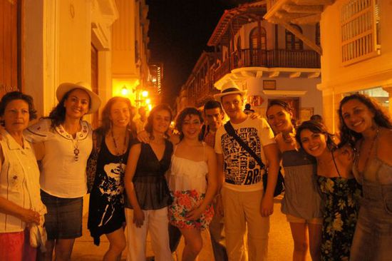 Nacht in Cartagena, von einem Konzert zum nächsten...