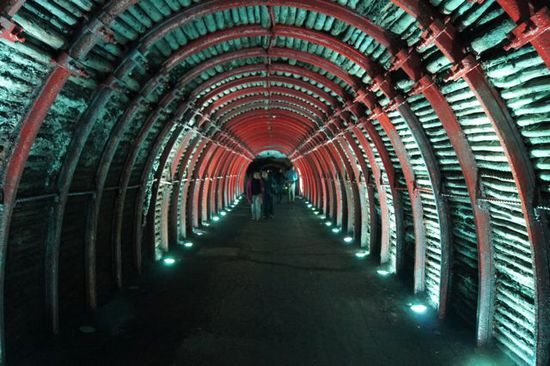 Eingang zur Kathedrale aus Salz - rund 50 Kilometer von Bogota