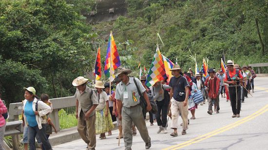 Die Tieflandindianer in den Yungas - langsam geht es bergan....