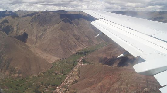 Anflug auf Cuzco