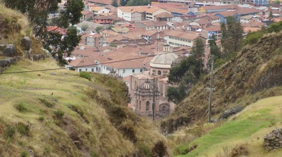 Blick runter nach Cuzco