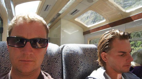 Neben mir der junge Leonardo di Caprio. Oder war es doch der junge Tom Cruise?