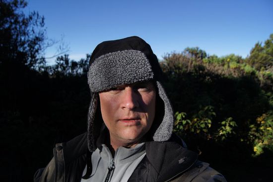 Zwar erst auf 2800 Meter, aber es ist abends und morgens schon sehr kuehl