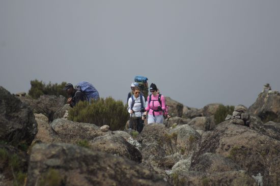 Die Gruppe der Kanadierinnen