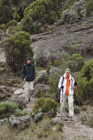 Pole pole! Na, es geht doch, wenn auch sehr langsam. Hauptsache: Dominik ist immer noch dabei
