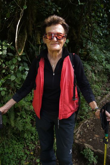 Super Bibi: Mit 75 als Erste auf dem Gipfel gewesen!