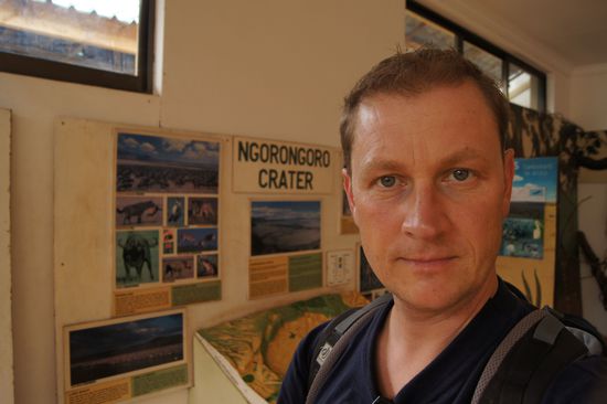 Kleines Museum beim Eingang zum Ngorongoro