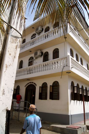 Für die nächsten elf Nächte mein Zuhause - ein Hotel in der Nähe des Hafens