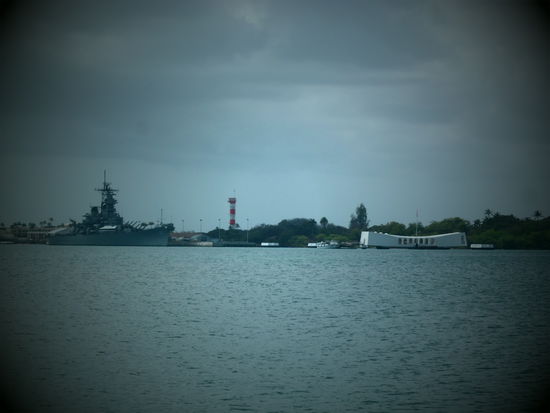 Battleship Missouri und USS Arizona Denkmal