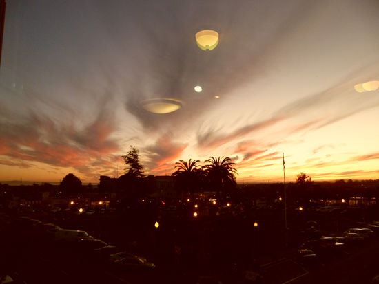 Sonnenuntergang am Freitagabend