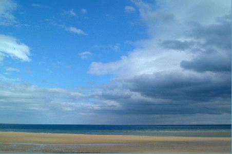 Am Strand von Eforia Nord.