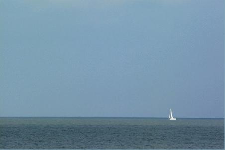 Das Schwarze Meer bei Mangalia Süd.