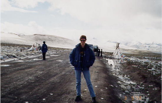 Adri auf dem Lhakpa La Pass