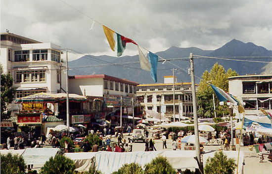 Barkhor Place in Lhasa