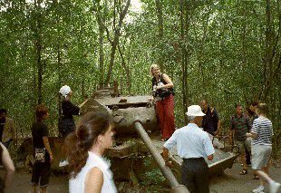 Ein Panzer in dem Cu Chin Park