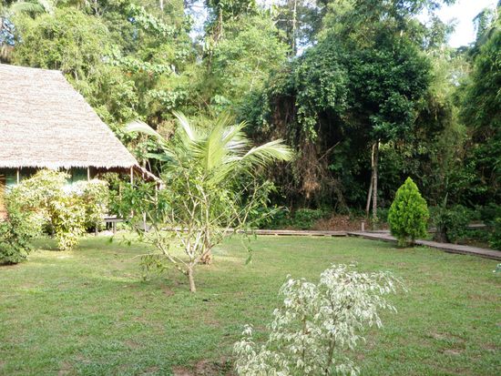 Die Bungalows der Cayman Lodge