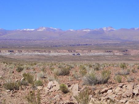 Fahrt über den Altiplano von Calama nach San Pedro de Atacama