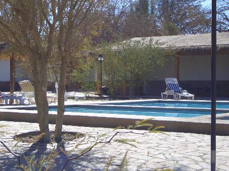 und geniessen die Sonne am Pool.