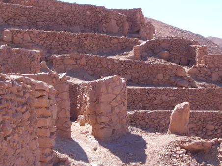 Ruine Quitor in der Nähe von San Pedro
