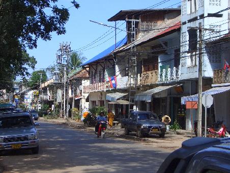 Strasse in Vientiane