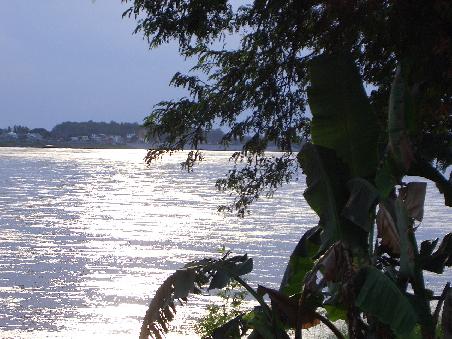 Abendstimmung am Mekong