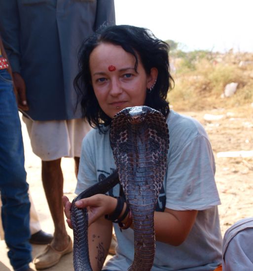 Da hatte sie schon ein paarmal nach mir gebissen 