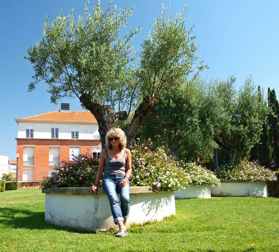 Auf dem Dach eines Einkaufszentrums