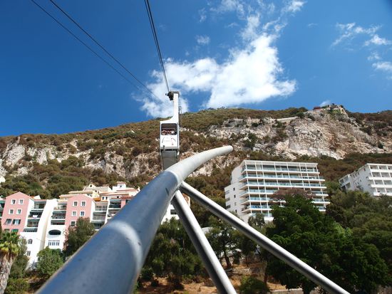Mit der Seilbahn auf den "Affenfelsen"