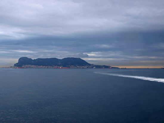 Noch ein Blick auf Spanien und Gibraltar