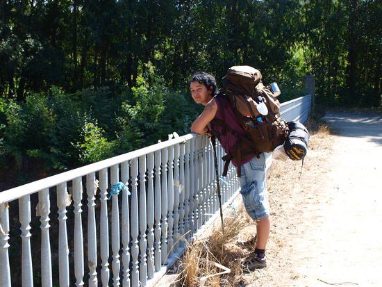 Schaue den Autos beim Fahren zu...