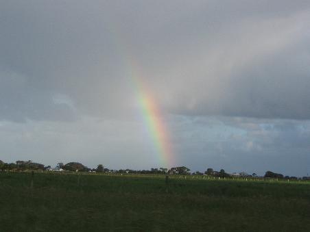 Ja, auch in Australien gibt es Regenbogen