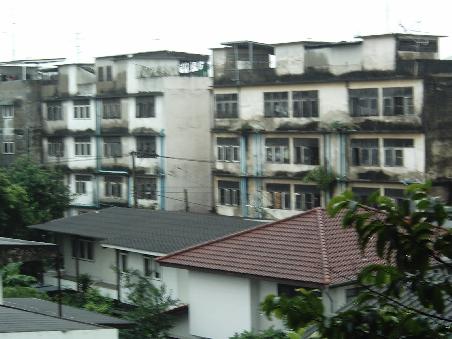 Blick aus meinem Fenster (nagut, der Ausblick ist nicht der beste, aber das Hostel war trotzdem sehr gut )