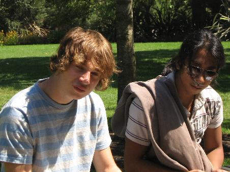 Joerg and Rich im Zoo von Melbourne