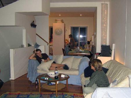 Wohnzimmer unserer WG