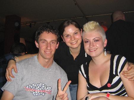 Francois und Bianca gezwungen zum Foto