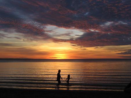 Sonnenuntergang in Darwin