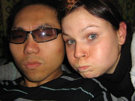 Zurueck in Melbourne! Eddie und ich sollten uns vielleicht mal bei einer Modelagentur bewerben