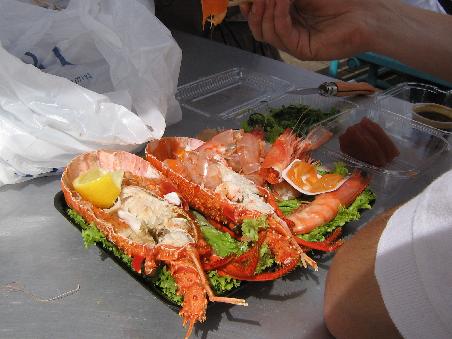 Konrads essen vom Fish Market (seeeehr lecker)