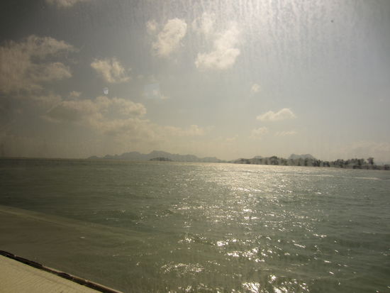 Blick vom Highspeed Catamaran