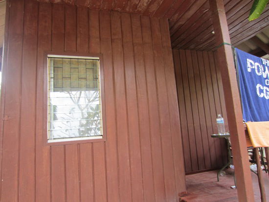 Außenansicht der Hütte 