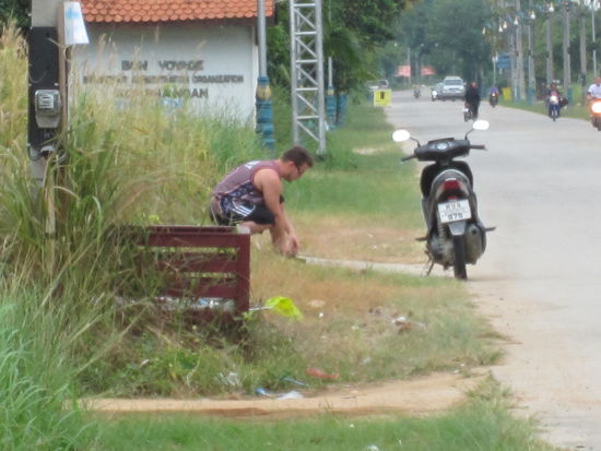 In den Straßen von Koh Phangan