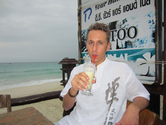 Was für ein Scheiß Wetter!! Der Drink war denoch gut 