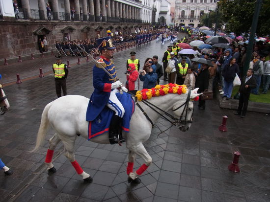 stolzer Reiter bei der Wachparade