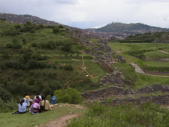 Sacsayhuaman - die Anlage von oben