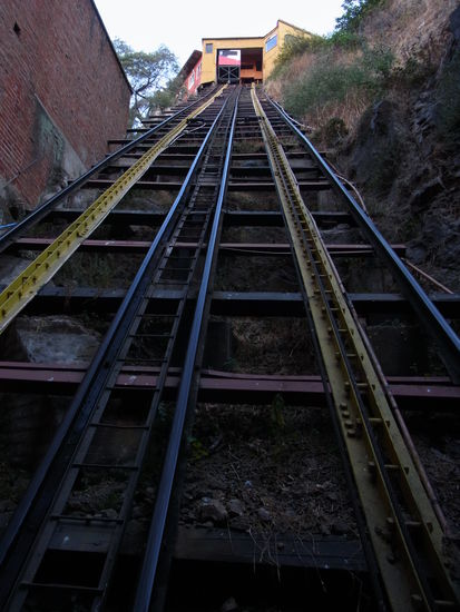 na ja, erst mal müssen wir da hoch...