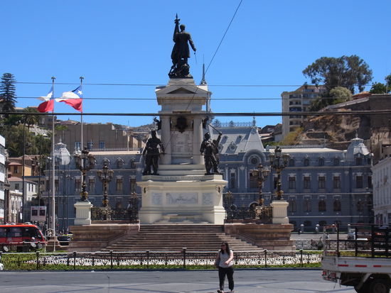 ...und wieder ganz unten.
Plaza Sotomayor