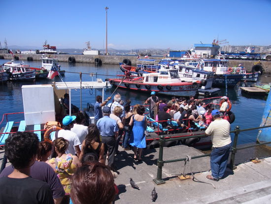 zuerst mal Schlange stehen