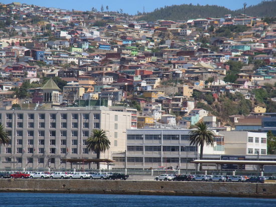 Sicht auf Valparaiso