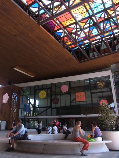 Foyer des Ausstellungskomplex