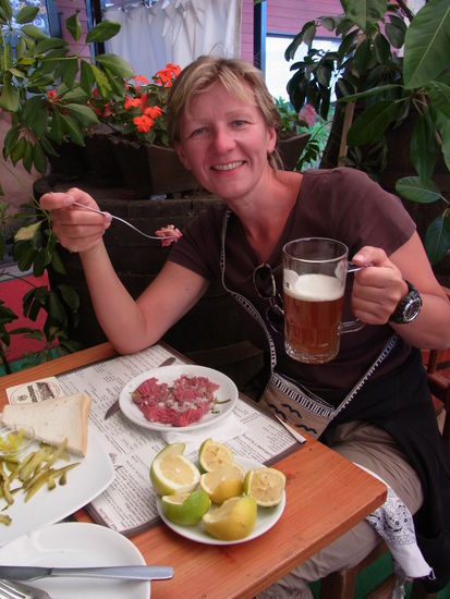 und gute deutsche Küche - hier: Tatar